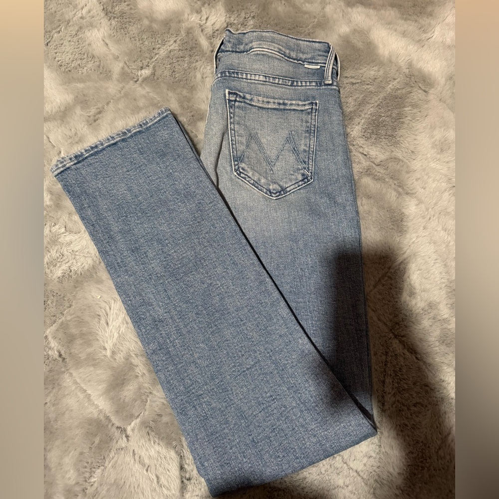 MOTHER The Rascal Skimp Women's Jeans - Light Blue - Picture 6 of 9